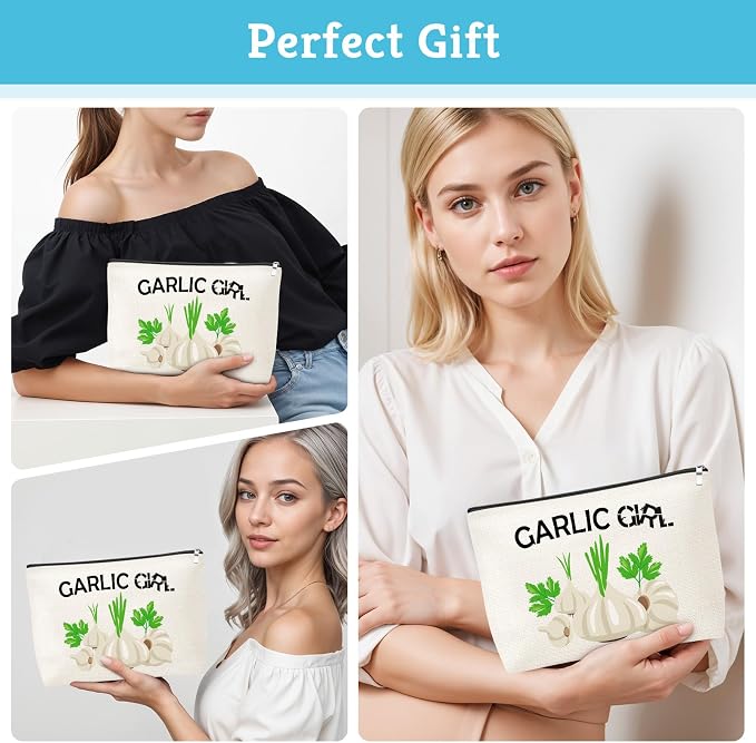 Garlic Gifts Vegetarian Makeup Bag Gift - Image 6