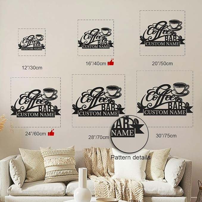 Personalized Coffee Bar Sign - Image 8