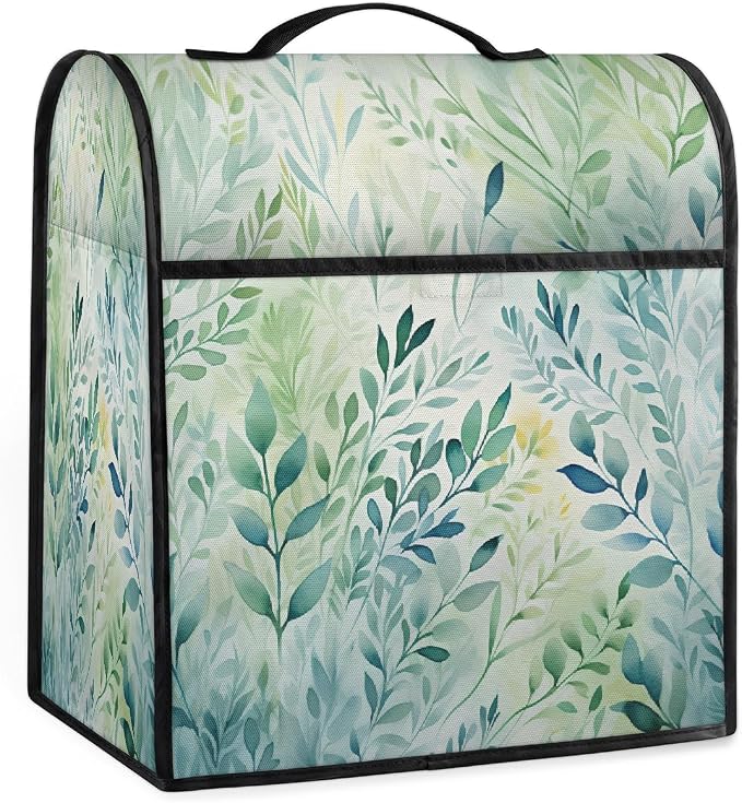 Leaves Kitchen Aid Mixer Cover Compatible Stand Mixer Dust Cover | Watercolor by YoYoYuchong