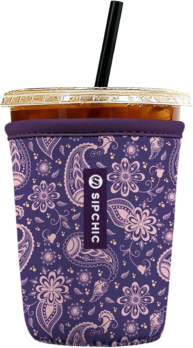 Iced Coffee Sleeve – Neoprene Reusable Cup Sleeves by Unknown