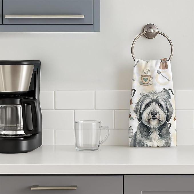 Caroline's Treasures Gray and White Old English Sheepdog Coffee Bar Kitchen - Image 3