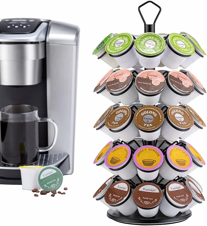 K-Cup Storage Coffee Capsules Pod Holder Carousel Capsule Display Storage by Ricerat