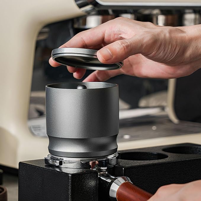 Coffee Dosing Rings Press, 1 Set 58mm / 2.28in Aluminum Alloy Coffee Dosing Cup - Image 2