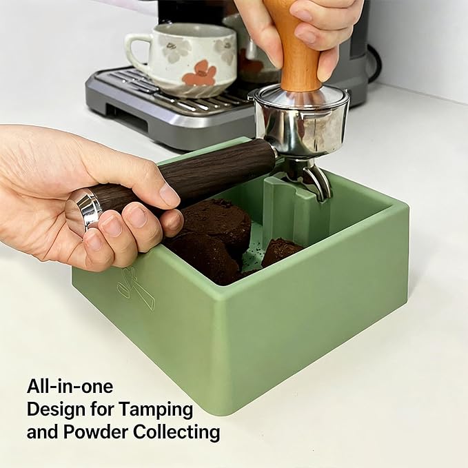 Extended Use Food Safe Silicone Coffee Puck Disposal Bin Quiet and Temperature - Image 4