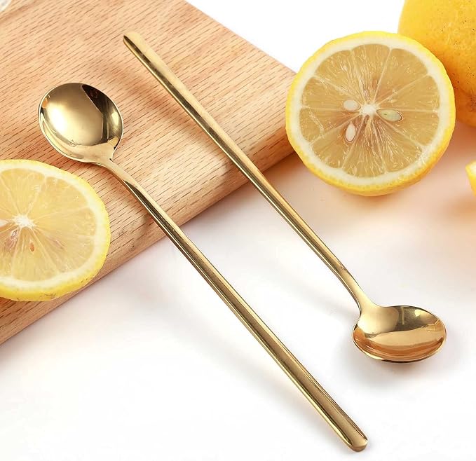 6.7 Inch Long Handle Coffee Spoons, Stainless Steel Espoons - Image 3