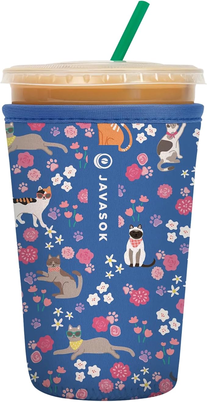 Sok It JavaSok Iced Coffee & Cold Soda Insulated Neoprene Cup Sleeve by SokIt