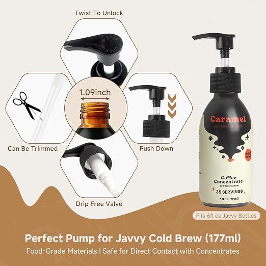 Syrup Pump for Javy Coffee Concentrate 6fl, Syrup Dispenser Pump for Cold Brew - Image 7