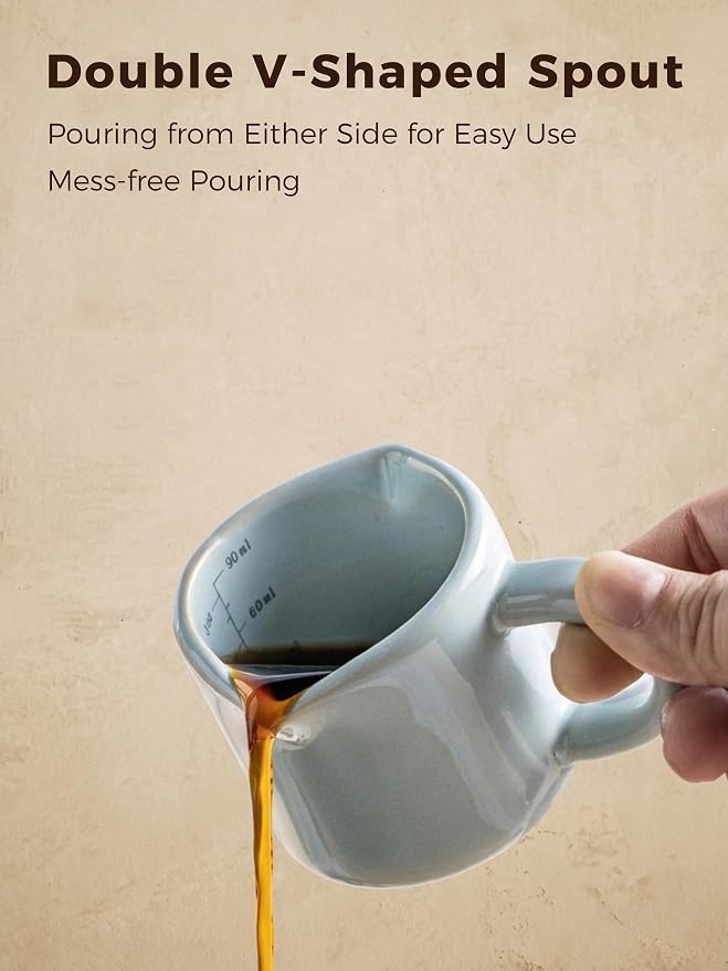 Espresso Cup 3 Oz, Ceramic Espresso Measuring Cup Expresso Shot Cup - Image 6