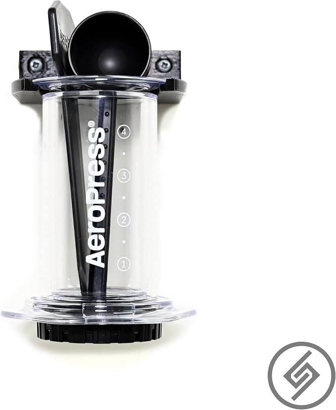 Spartan Mounts Compatible with AeroPress Coffee Maker | Storage and Wall Display - Image 4