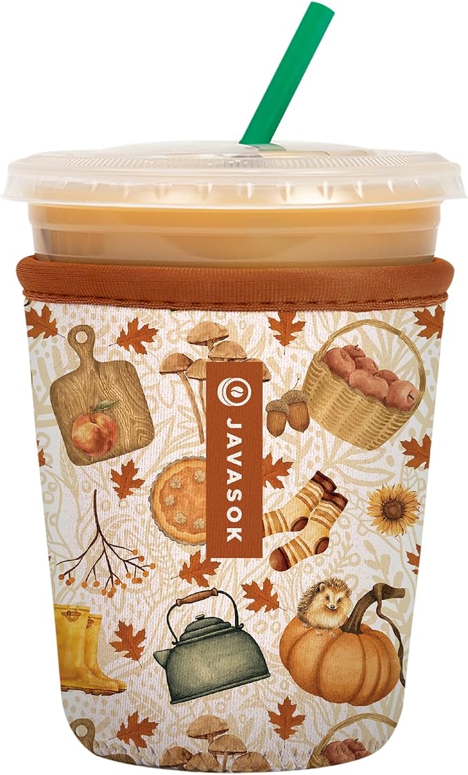 Sok It JavaSok Iced Coffee & Cold Soda Insulated Neoprene Cup Sleeve by SokIt