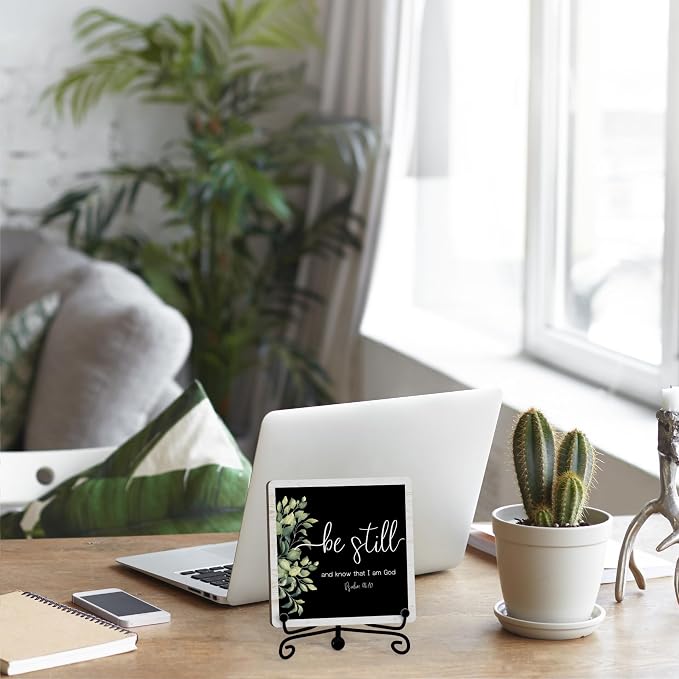 Home Decor, Farmhouse Be Still And Know That I Am God Shelf Decor - Image 5