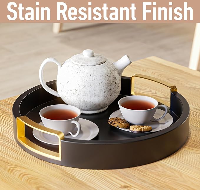 Round Decorative Tray - Image 4