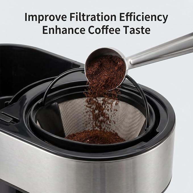 JJUNW 2 Pcs Reusable Coffee Filters, Coffee Filter Replacement Coffees Maker - Image 7