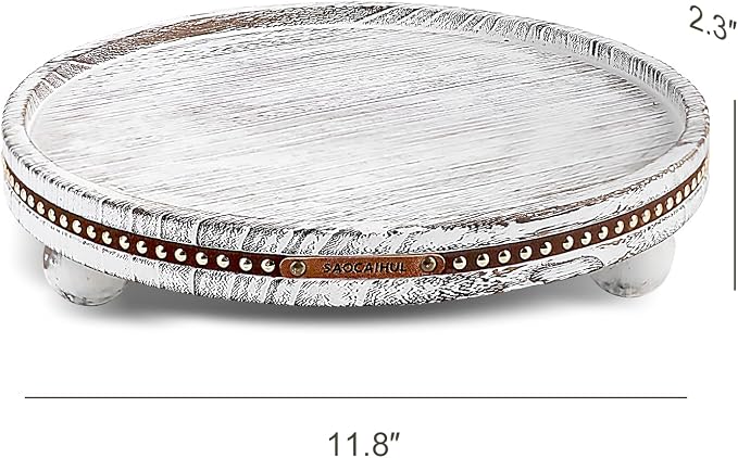 Decor Decorative Round Tray 11.81in - Image 5