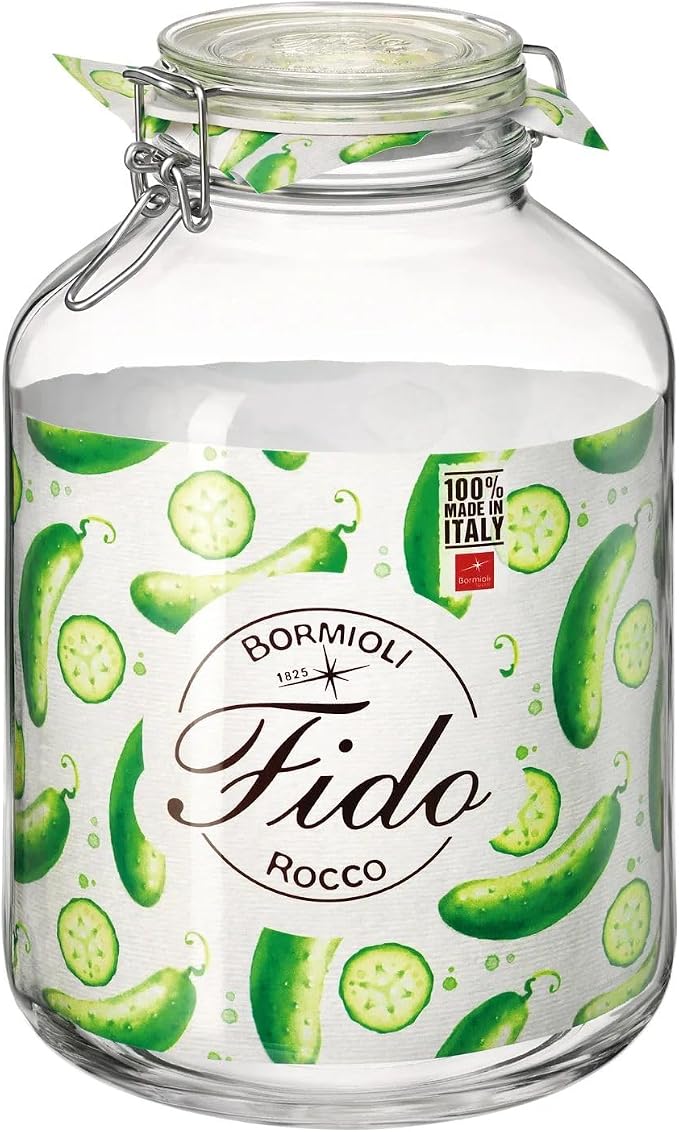 Bormioli Rocco Fido Clear Jar, 169 Oz. by Bormioli+Rocco