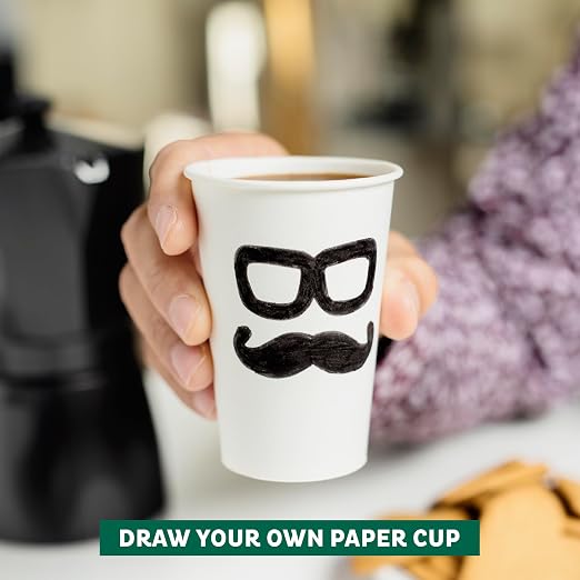 Freshware Coffee Cups 16 oz Disposable Paper Cups - Image 6
