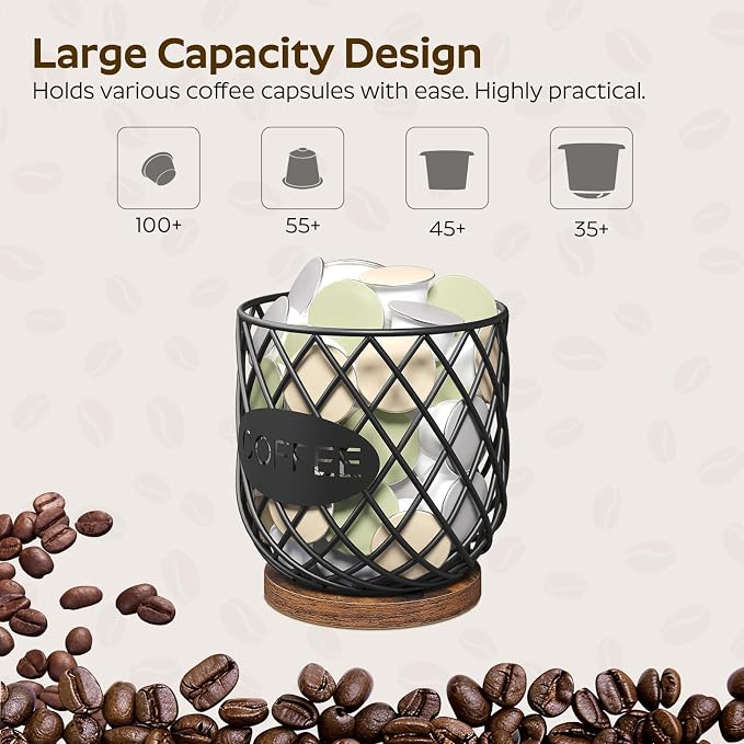 YATINEY Coffee Pod Holder Organizer, Holder - Image 3