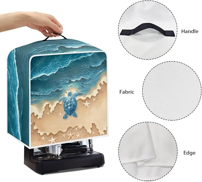 Turtle Coffee Maker Covers Heat-Resistant Ocean Waterproof Dust-Proof Dust - Image 5