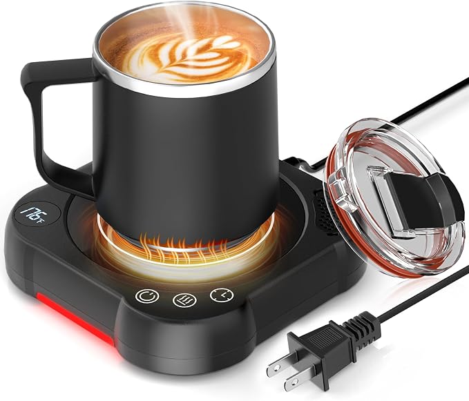Coffee Mug Warmer & Cup Set by MENGBEI