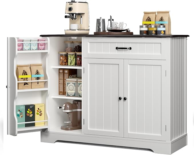 Gizoon Kitchen Coffee Bar Cabinet - Image 8