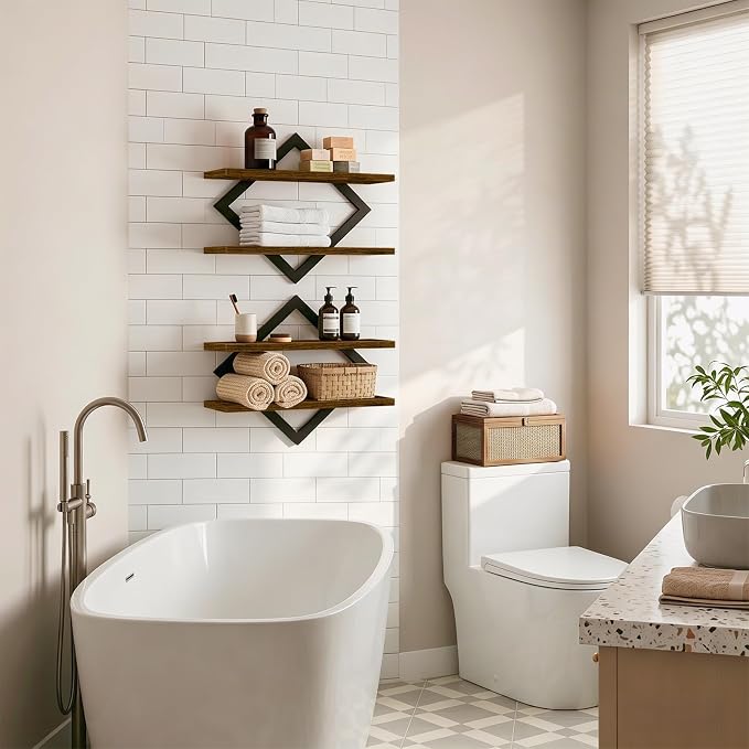 Floating Shelves Set of 2, Decorative Wall Shelves - Image 8