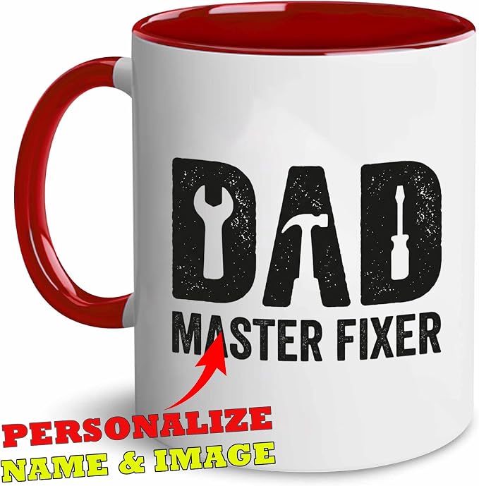 Coffee Mug Dad Fixer Ceramic Cup - Image 5