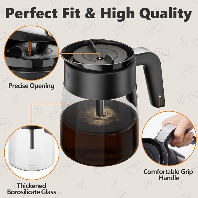 12 Cup Coffee Pot Replacement for Ninja Coffee Maker CFP101 CFP201 CFP301 - Image 5