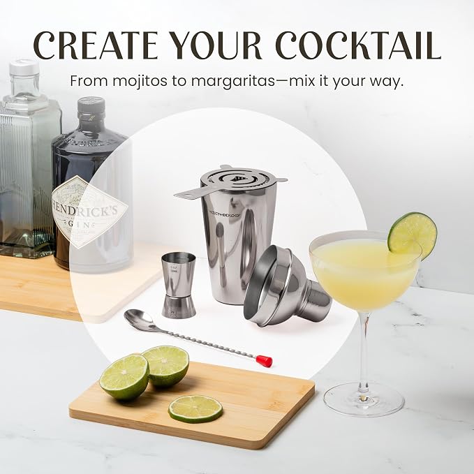 Modern Mixology Cocktail Shaker Set - Image 4