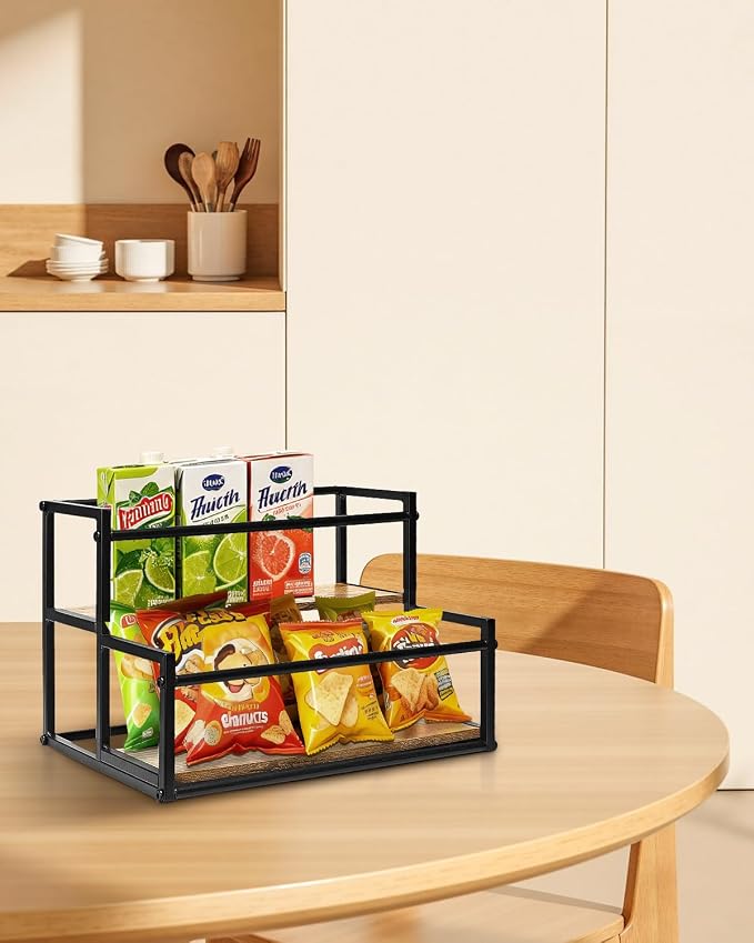 Okydoky 2-Tier Coffee Syrup Rack Holds 8 Bottles - Image 6