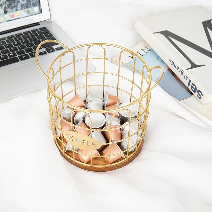 Coffee Pod Holder, Large Capacity K Cup Holder Organizer, Big Metal Kcup - Image 5