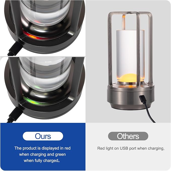 HAPYGI Portable Metal Table Lamp - Image 4