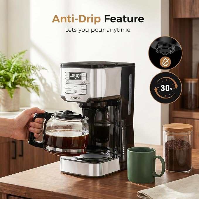 12-Cup Programmable Drip Coffee Maker - Image 6