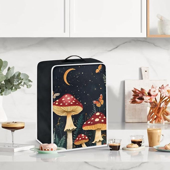 Mushroom Moon Print Coffee Machine Covers - Image 3