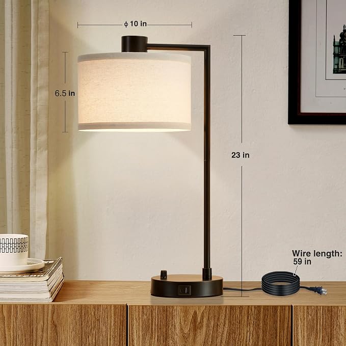 Luvkczc Table Lamp for Bedroom Set of 2 - Image 7