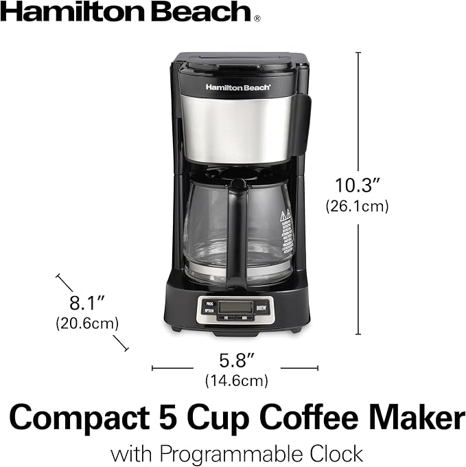 Hamilton Beach 5 Cup Drip Coffee Maker - Image 8