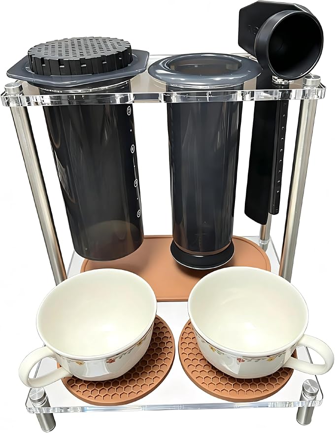 Organizer Stand for AeroPress XL, Coffee Bar Station, Storage Solution Fits XL by HAPYCAPY