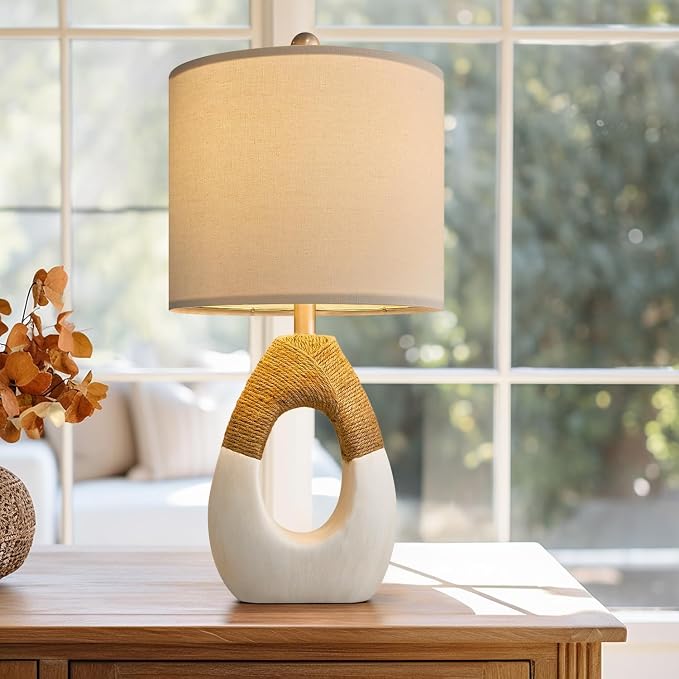 OYEARS 19'' Small Boho Table Lamps - Image 7