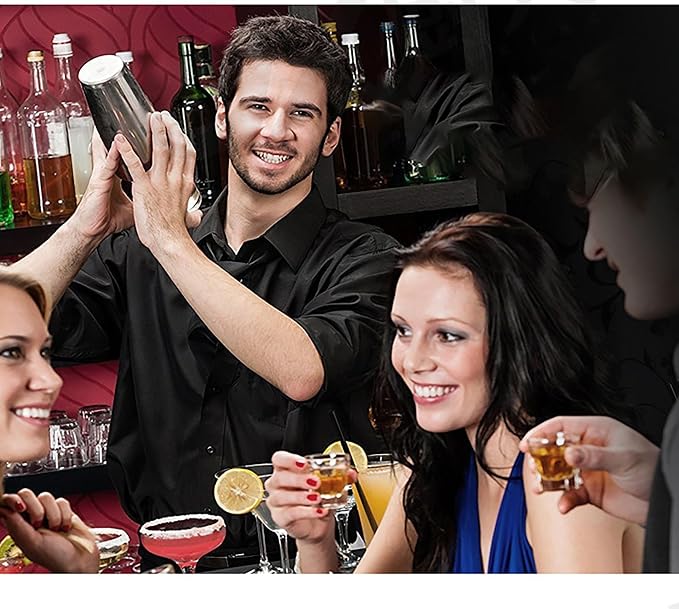 8 Oz Cocktail Shaker, Stainless Steel Drink Shaker - Image 5