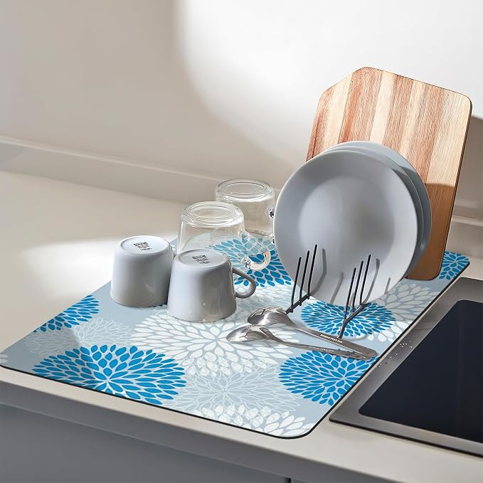 Dish Drying Mat, Dish Mat Drying Kitchen Mat - Image 6