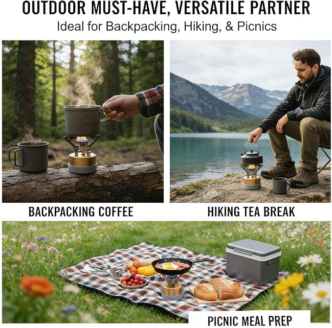 High-Power Portable Mini Outdoor Spirit Burner & Alcohol Stove, 2026 Gear - Image 3