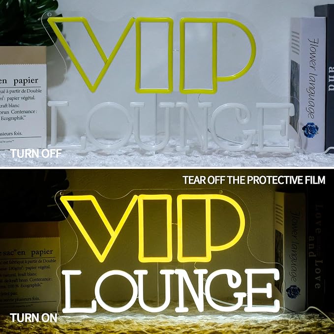 VIP Lounge Neon Sign Dimmable VIP Neon Light Sign - Image 5