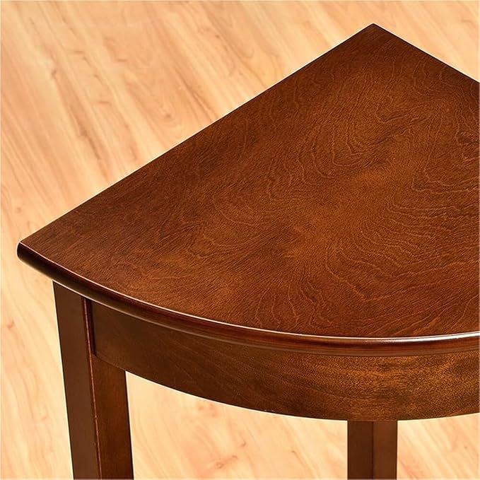 Home Furnishing Corner Tables Compact Triangle Solid Wood Side Table Corner - Image 5