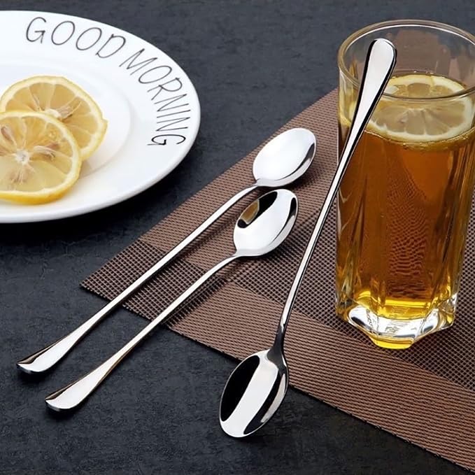 Long Handle Iced Tea Spoons, Ice Cream, Cold Drinks - Image 4