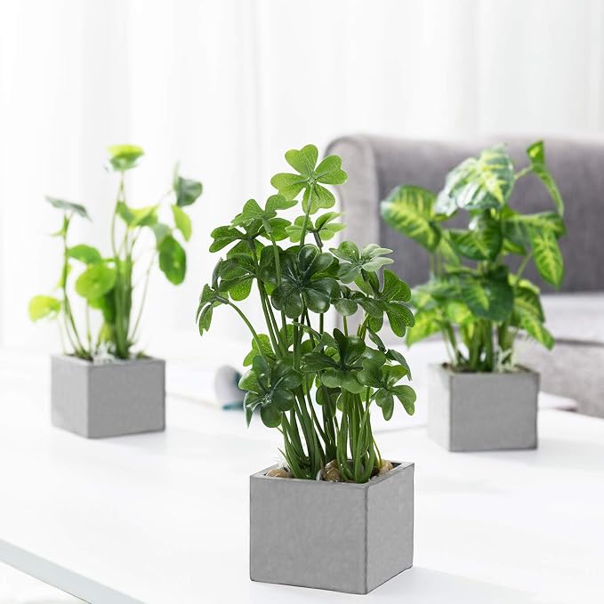 MyGift Artificial Plants Indoor, Faux House Plant - Image 4