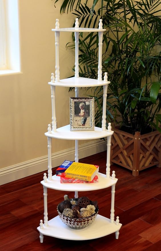 Frenchi Home Furnishing 5-Tier Corner Stand - Image 2