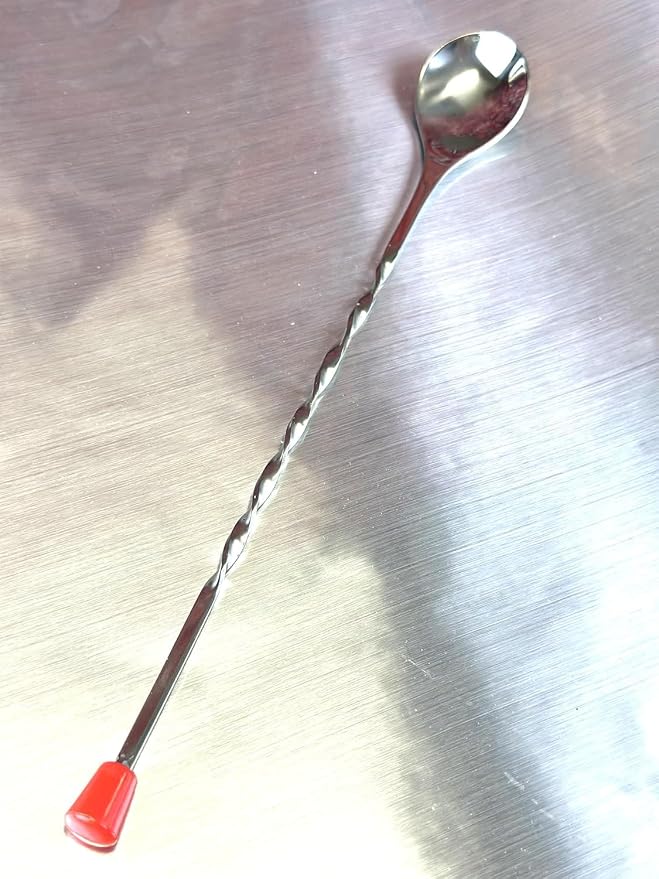 Rattleware 11" Twist Bar Spoon – Stainless Steel Long Handle Cocktail Mixing - Image 2