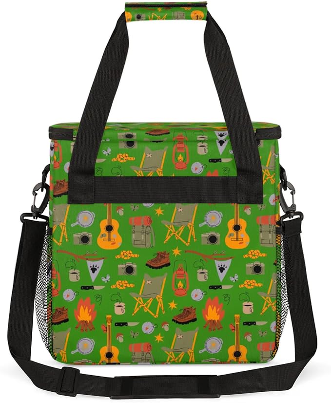 Camping Coffee Maker Travel Bag, Camping Large Carrying Storage Case Insulated - Image 5