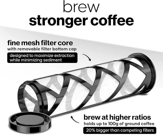 COFFEE BEAR – Cold Brew Coffee Maker and Iced Tea Brewer, Large 1.3L - Image 3