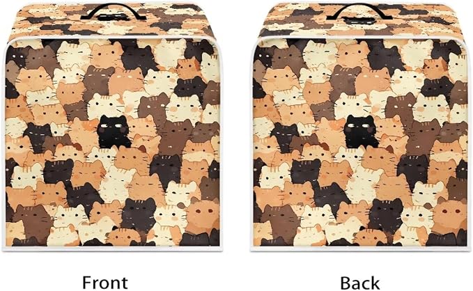 Cat Coffee Maker Dust Cover Small Kitchen Appliance Cover Compatible Most - Image 2