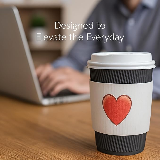 Restaurantware Coffee Cup Sleeves 50 Pack Fits 12, 20 oz Coffee Cups Disposable - Image 7
